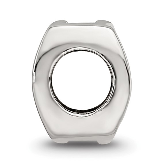 Sterling Silver Reflections Virgo Zodiac Antiqued Bead