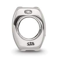 Sterling Silver Reflections Libra Zodiac Antiqued Bead view 2