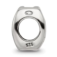 Sterling Silver Reflections Sagittarius Zodiac Antiqued Bead view 2