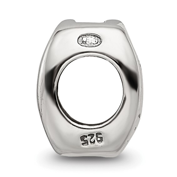 Sterling Silver Reflections Sagittarius Zodiac Antiqued Bead