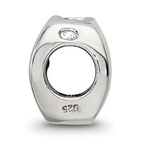 Sterling Silver Reflections Capricorn Zodiac Antiqued Bead view 2