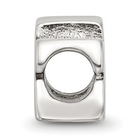Sterling Silver Reflections Letter a Bead view 2