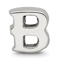 Sterling Silver Reflections Letter B Bead view 3