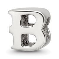 Sterling Silver Reflections Letter B Bead view 1