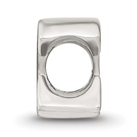 Sterling Silver Reflections Letter C Bead view 2