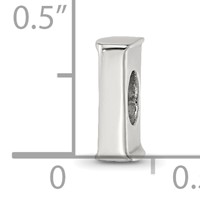 Sterling Silver Reflections Letter I Bead view 4