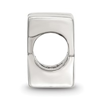 Sterling Silver Reflections Letter K Bead view 2