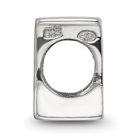 Sterling Silver Reflections Letter L Bead view 2