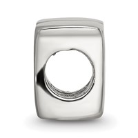Sterling Silver Reflections Letter N Bead view 2