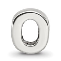 Sterling Silver Reflections Letter O Bead view 3