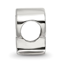 Sterling Silver Reflections Letter P Bead view 2