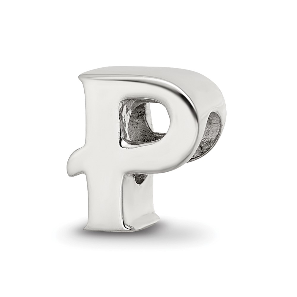 Sterling Silver Reflections Letter P Bead