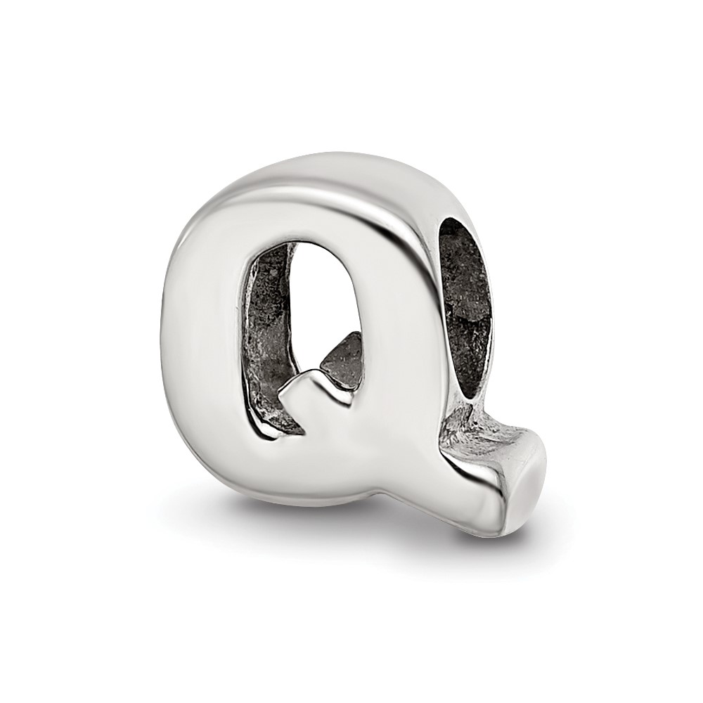 Sterling Silver Reflections Letter Q Bead