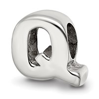 Sterling Silver Reflections Letter Q Bead view 1