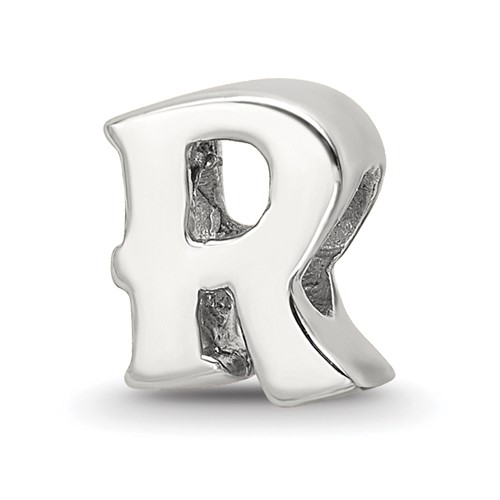 Sterling Silver Reflections Letter R Bead