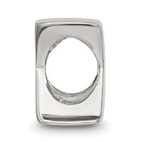 Sterling Silver Reflections Letter X Bead view 2