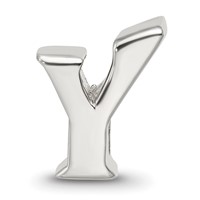 Sterling Silver Reflections Letter Y Bead view 3