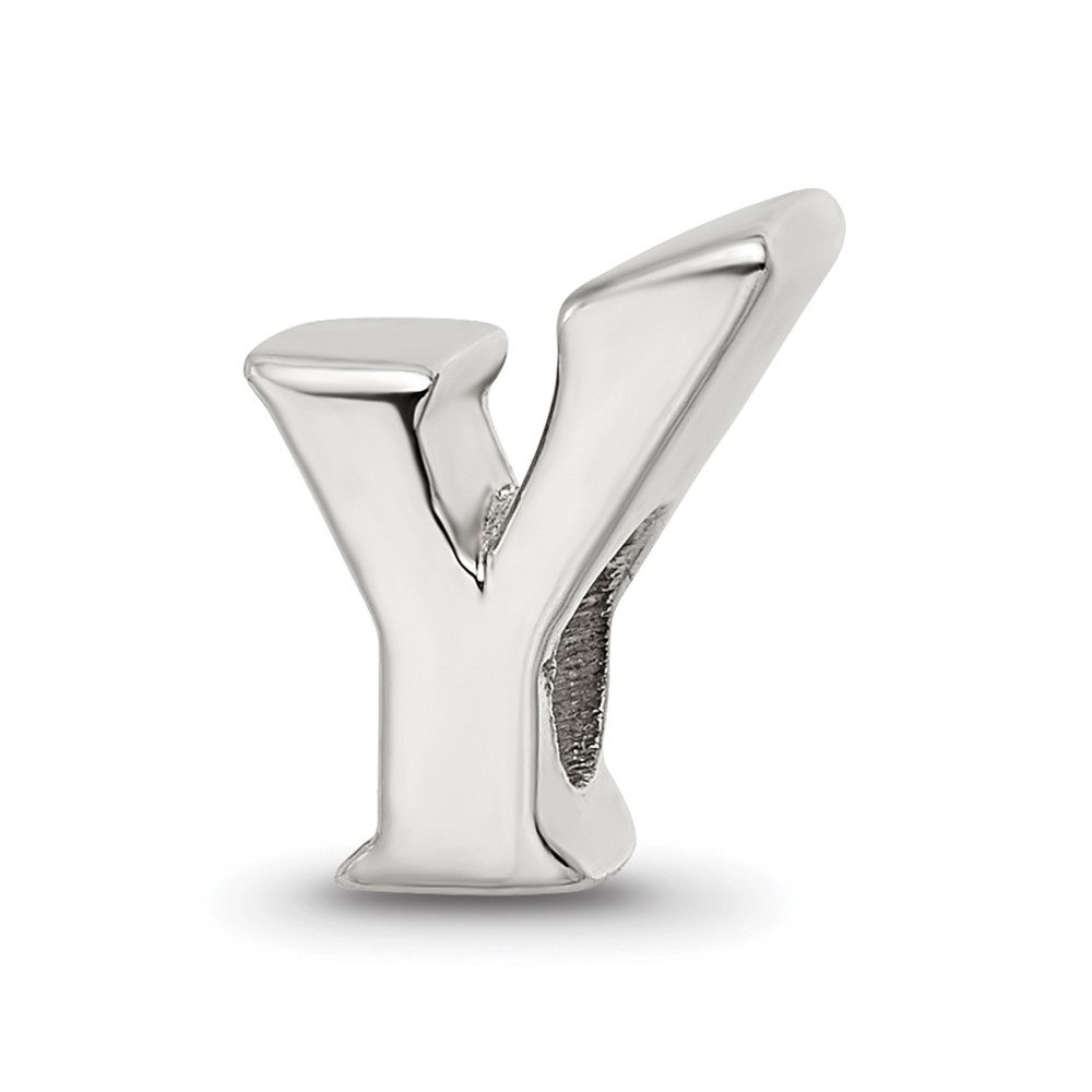 Sterling Silver Reflections Letter Y Bead