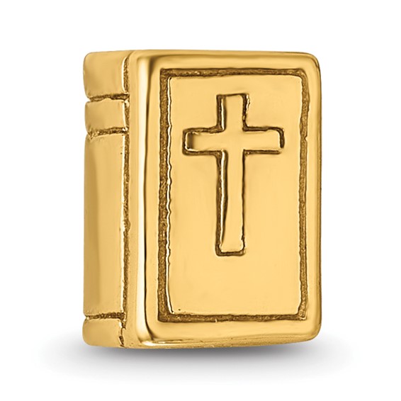 Sterling Silver Gold-plated Reflections Bible Bead