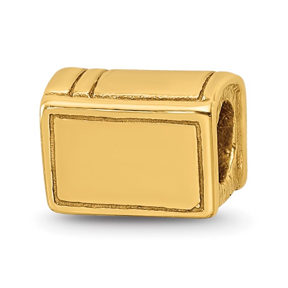 Sterling Silver Gold-plated Reflections Bible Bead