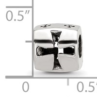 Sterling Silver Reflections Maltese Cross Bead view 4