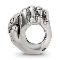 Sterling Silver Reflections World in Hands Bead view 2