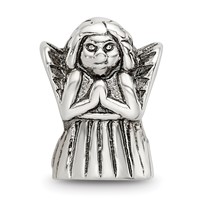 Sterling Silver Reflections Praying Angel Bead view 3