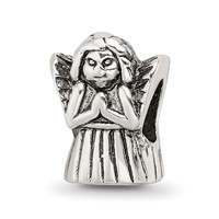 Sterling Silver Reflections Praying Angel Bead view 1
