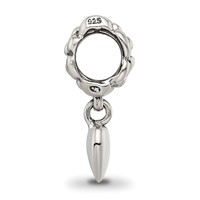 Sterling Silver Reflections Heart Dangle Bead view 2