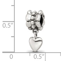 Sterling Silver Reflections Heart Dangle Bead view 3