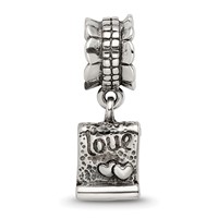 Sterling Silver Reflections Love Note Dangle Bead view 5