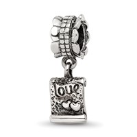 Sterling Silver Reflections Love Note Dangle Bead view 1