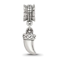 Sterling Silver Reflections Tiger Claw Dangle Bead view 5