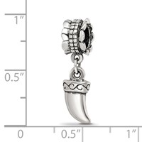 Sterling Silver Reflections Tiger Claw Dangle Bead view 4