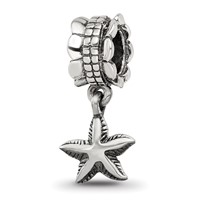 Sterling Silver Reflections Starfish Dangle Bead view 1