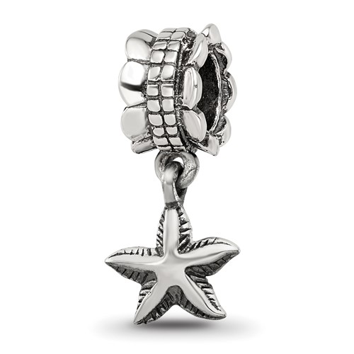 Sterling Silver Reflections Starfish Dangle Bead