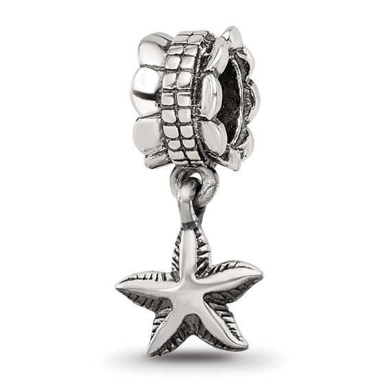 Sterling Silver Reflections Starfish Dangle Bead