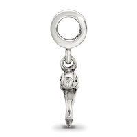 Sterling Silver Reflections Dolphin Dangle Bead view 2