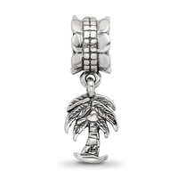 Sterling Silver Reflections Palm Tree Dangle Bead view 4