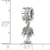 Sterling Silver Reflections Palm Tree Dangle Bead view 3