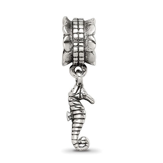 Sterling Silver Reflections Seahorse Dangle Bead