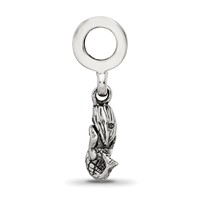 Sterling Silver Reflections Mermaid Dangle Bead view 2