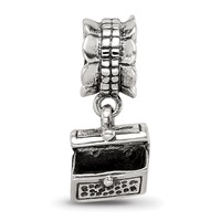 Sterling Silver Reflections Treasure Chest Dangle Bead view 5