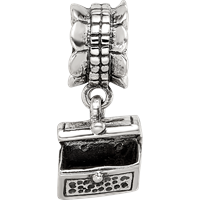 Sterling Silver Reflections Treasure Chest Dangle Bead view 3