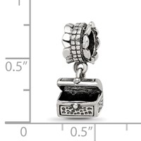 Sterling Silver Reflections Treasure Chest Dangle Bead view 4
