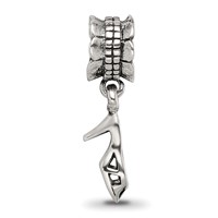 Sterling Silver Reflections High Heel Shoe Dangle Bead view 3