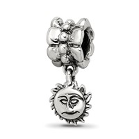 Sterling Silver Reflections Sun Dangle Bead view 1