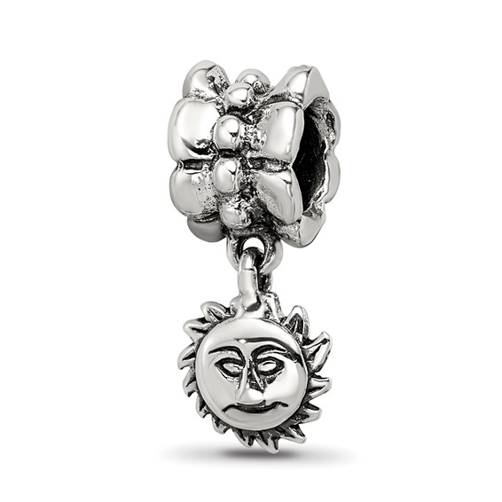 Sterling Silver Reflections Sun Dangle Bead