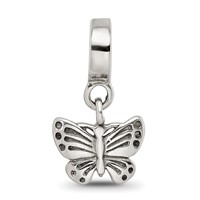 Sterling Silver Reflections Butterfly Dangle Bead view 4