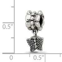 Sterling Silver Reflections Butterfly Dangle Bead view 4